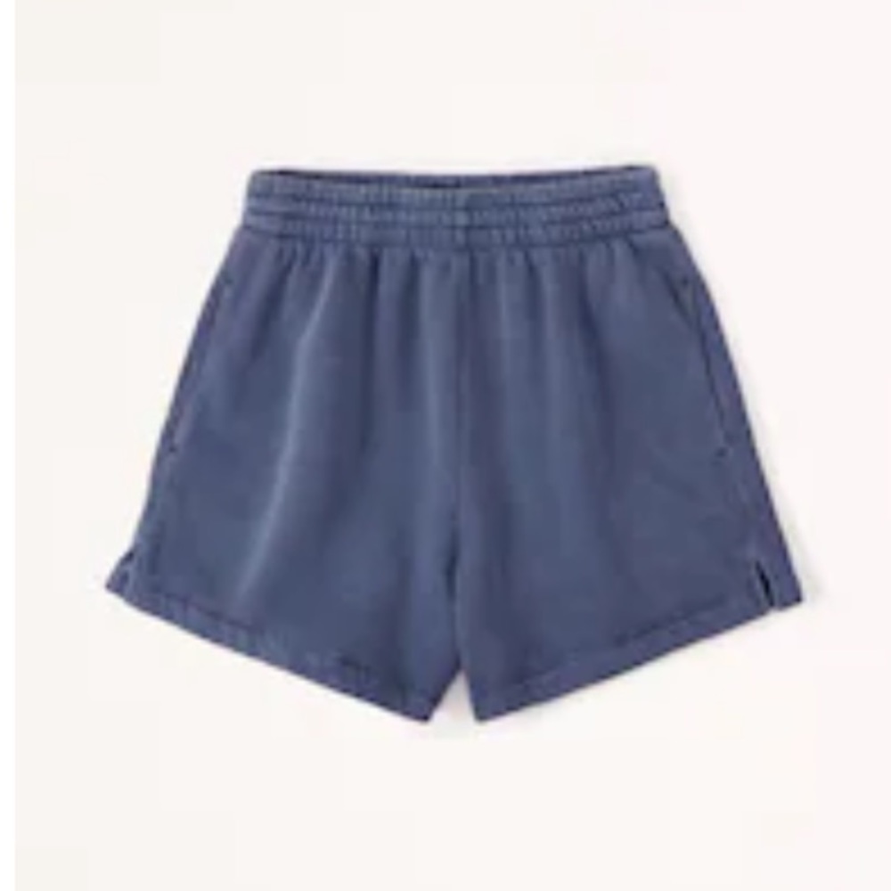 Abercrombie & Fitch Navy Blue Elastic Waist Women's Shorts